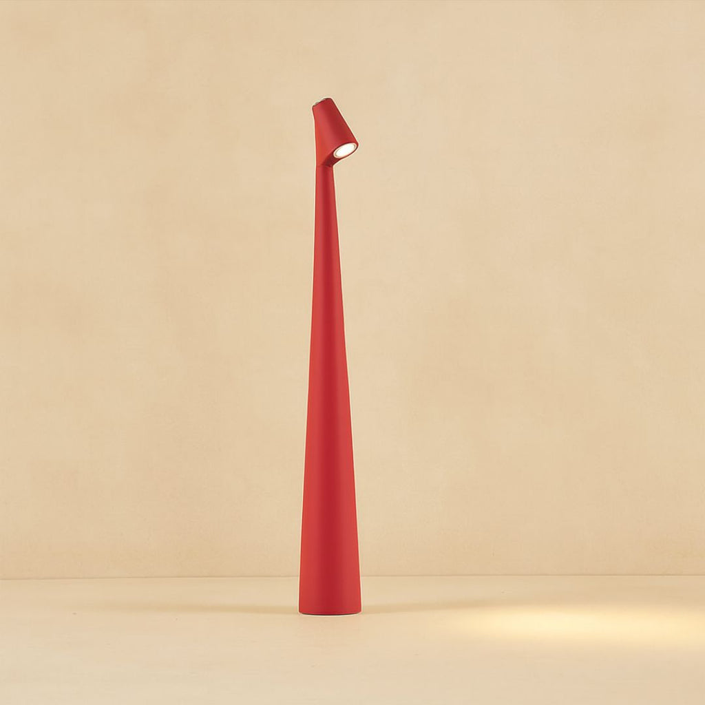 Modern Minimalist Metal Table Lamp With Built In Battery