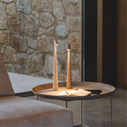 Modern Minimalist Metal Table Lamp With Built In Battery